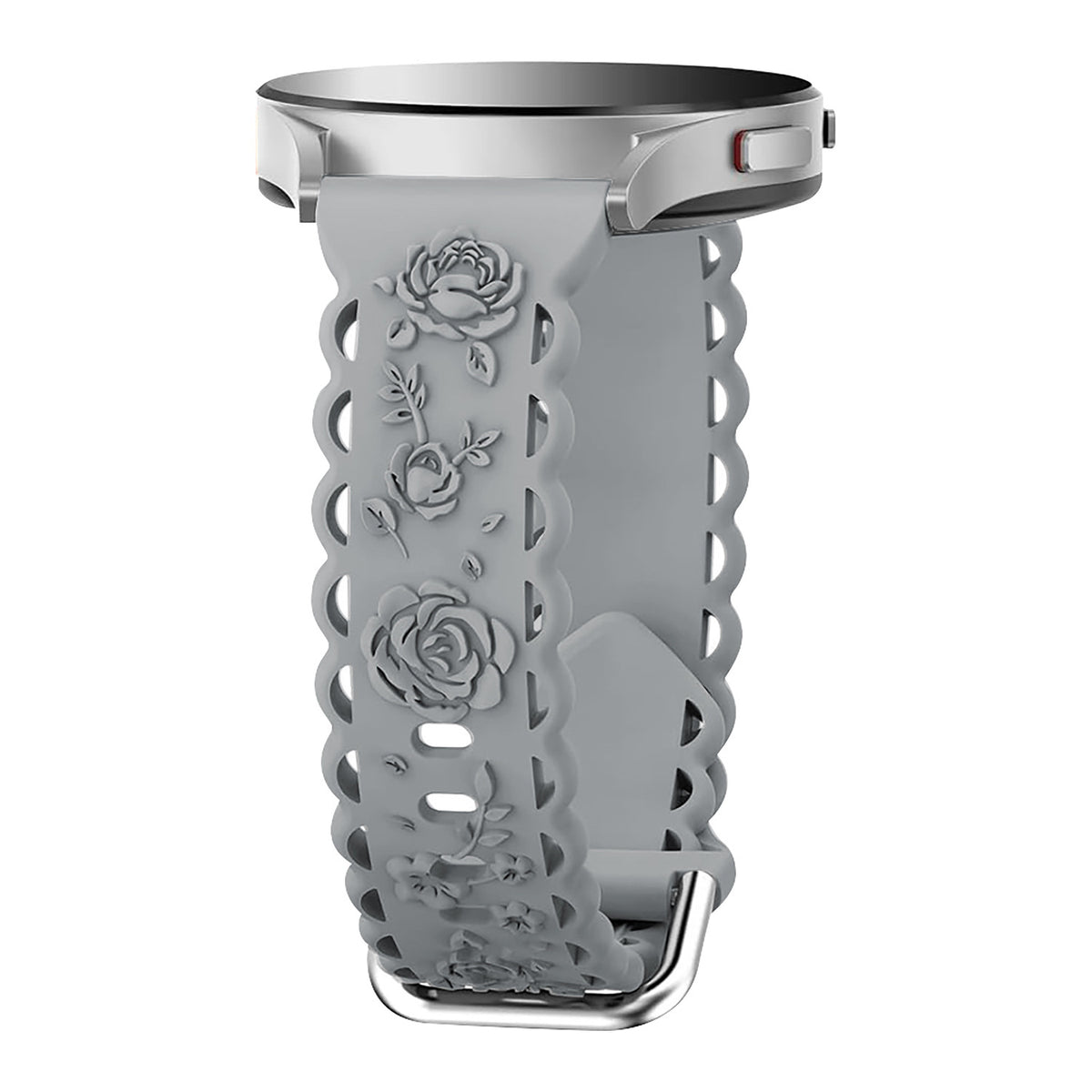 Suitable for 20mm flat silicone strap with hollowed out rose style strap