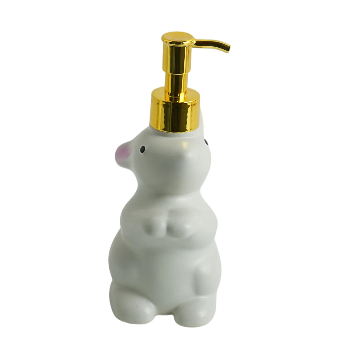 Cute Rabbit Pump Soap Dispenser for Home Bathroom, Shampoo and Shower Gel Refill Bottle, Creative Popular Soap Dispenser