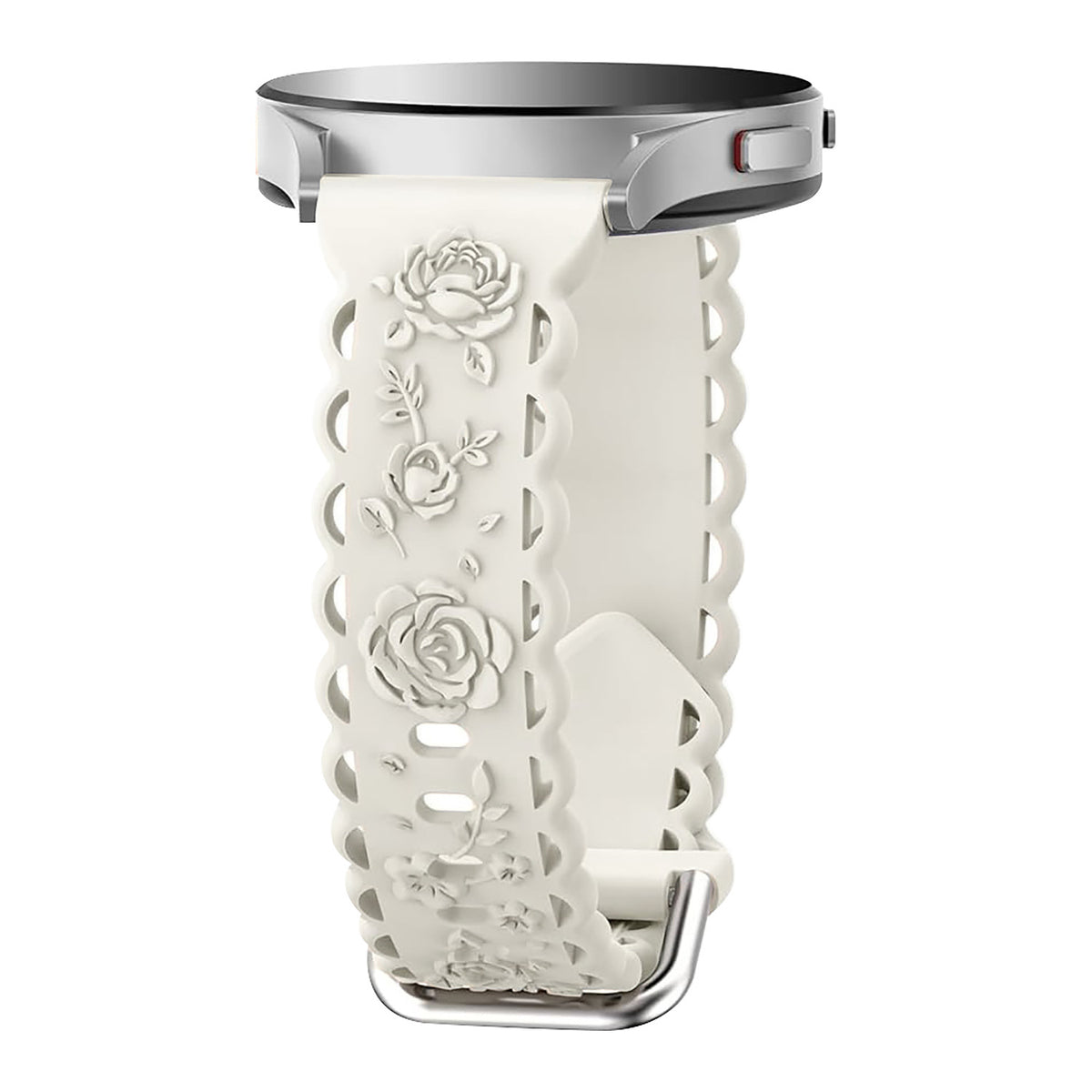 Suitable for 20mm flat silicone strap with hollowed out rose style strap