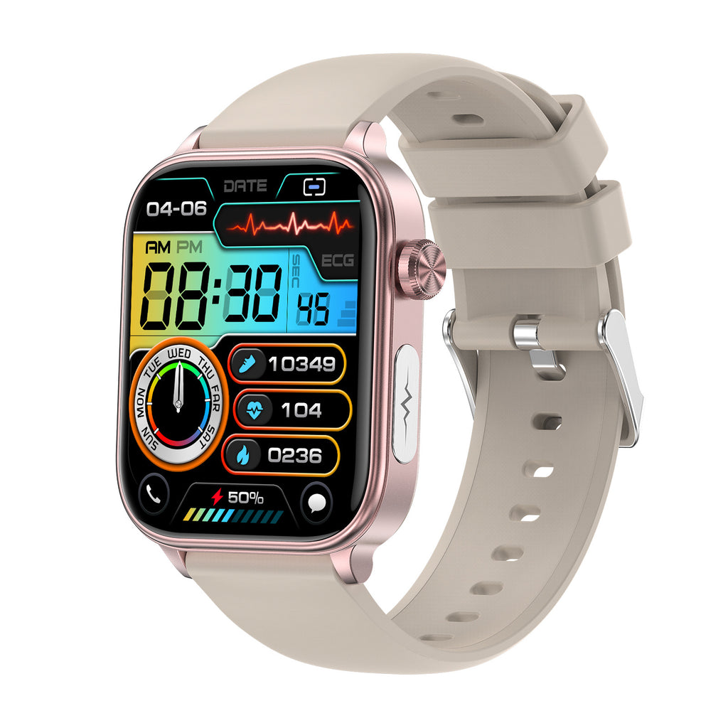 ET570 Smart Watch with Bluetooth Call, ECG Function, Non-invasive Blood Glucose, and True Blood Oxygen Monitoring