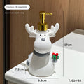 Cartoon Fun Santa Claus Soap Dispenser Bottle for Home Bathroom and Toilet, Hand Soap Pump Bottle with Decorative Design